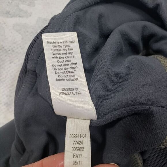Athleta Leggings Womens XS Gray Sheer Panels Pull On Active Wear - Picture 5 of 5